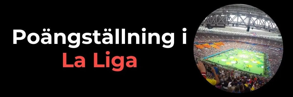 Poängställning i La Liga